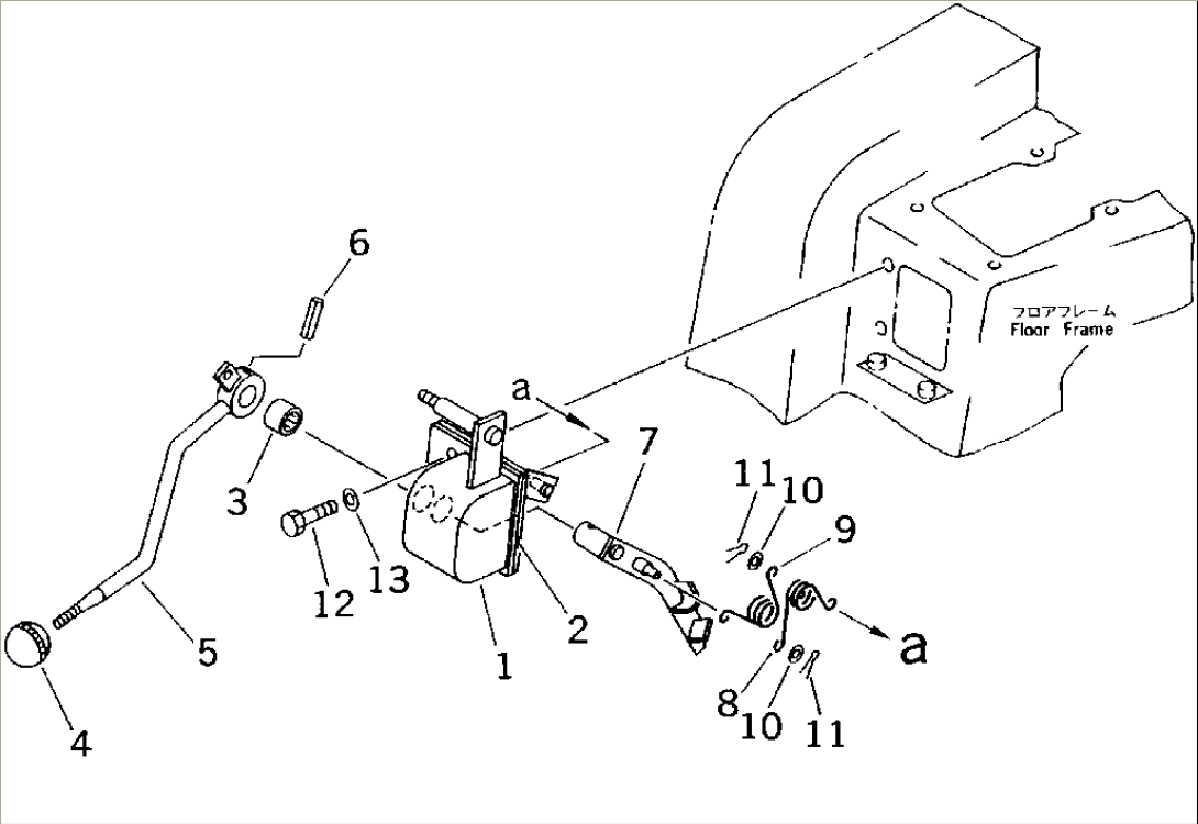 FLOOR FRAME (BLADE LOCK)(#3001-)