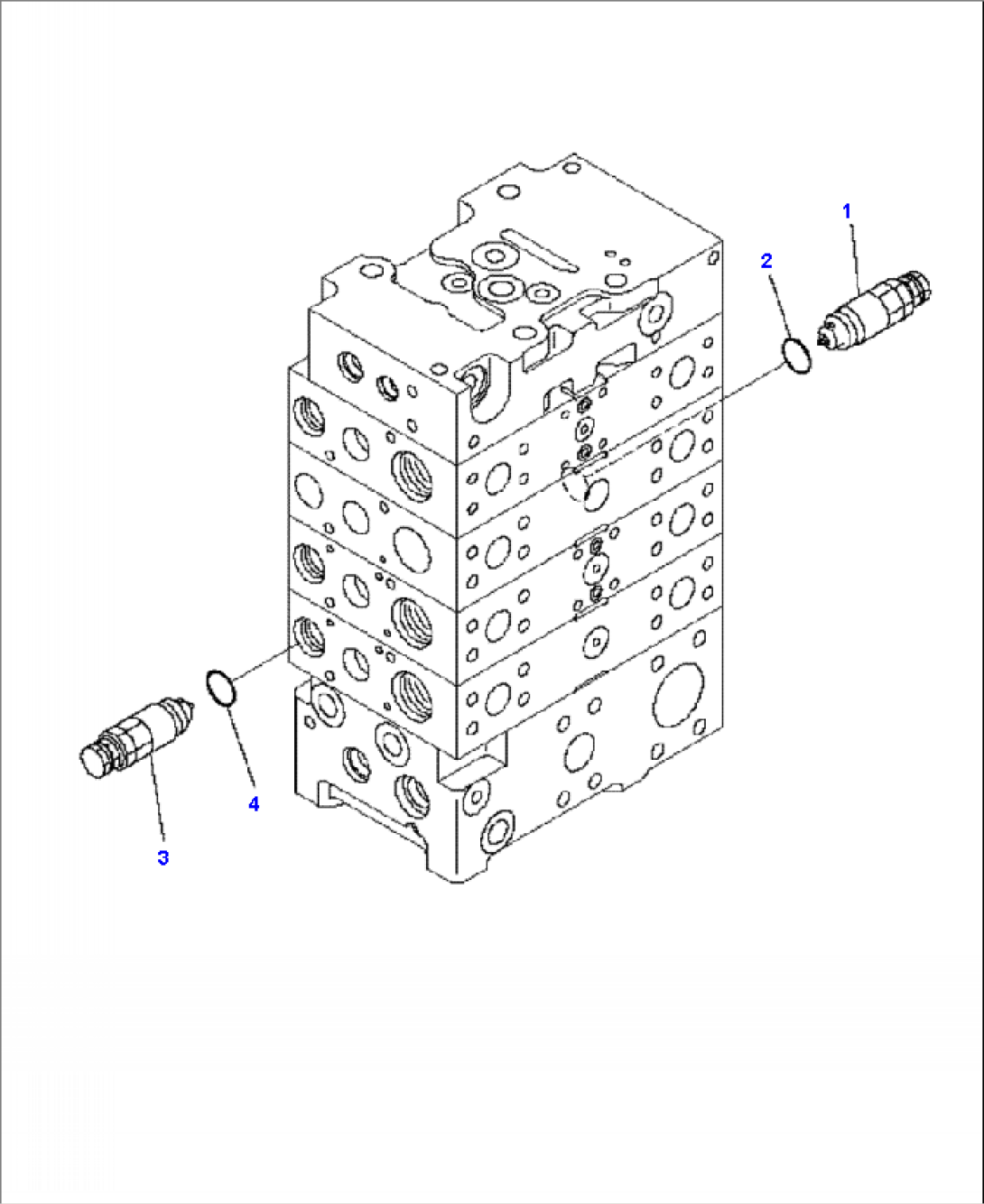 H0120-13A0 CONTROL VALVE 3-SPOOL VALVE (5/10)