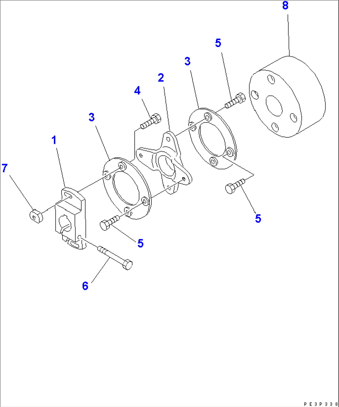 FUEL INJECTION PUMP (COUPLING) (INNER PARTS)(#24453-)