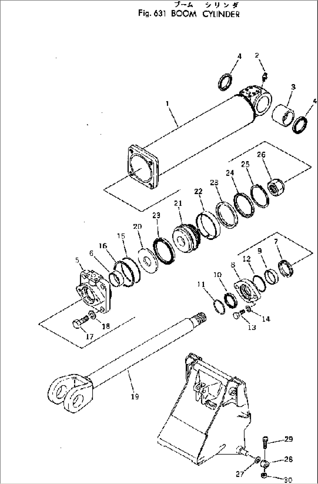 BOOM CYLINDER(#10001-)