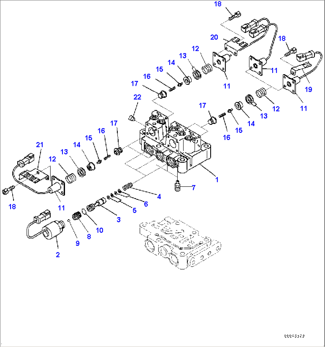 Power Train, Upper Valve (#20003-)