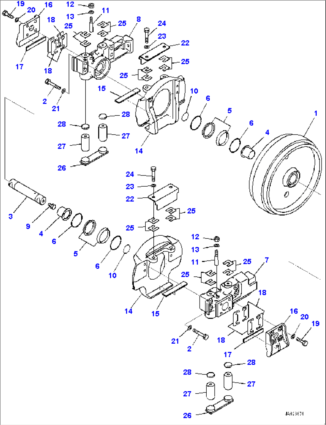 Front Idler (#10001-)