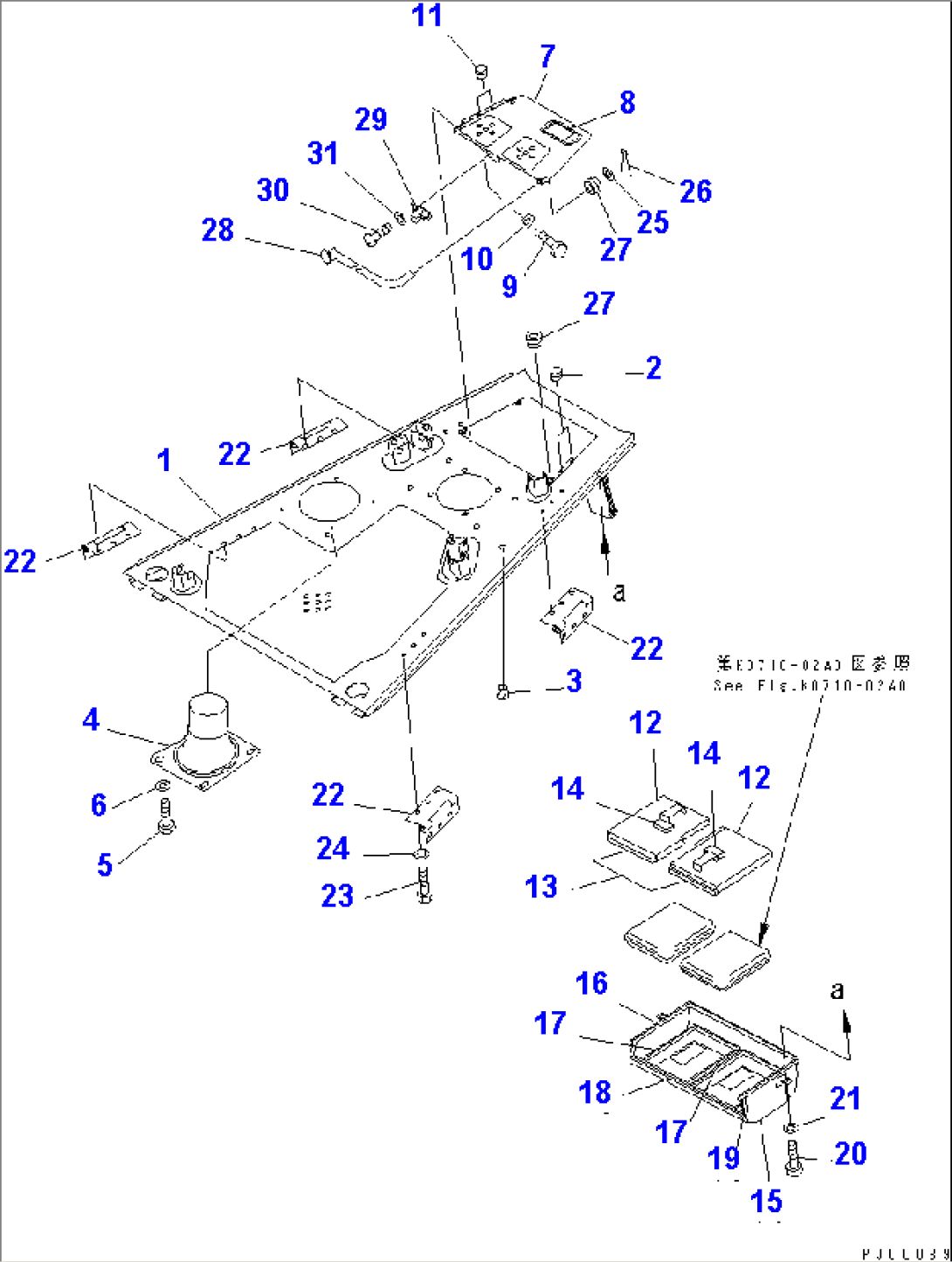 ENGING HOOD (WITH INTAKE/EXHAUST EXTENTION) (WITH CAB)(#3034-4000)