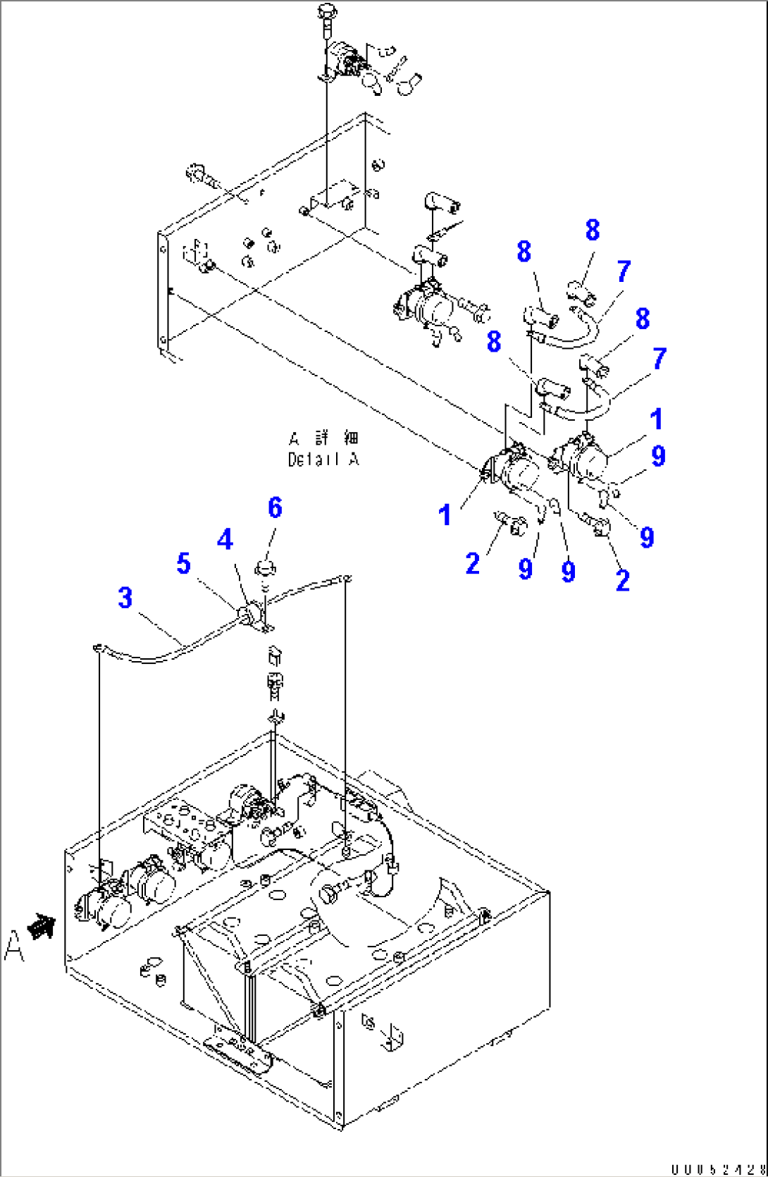 HOOD (BATTERY BOX ELECTRIC GROUP) (EMERGENCY STEERING SWITCH) (FOR LARGE BATTERY)(#11001-)