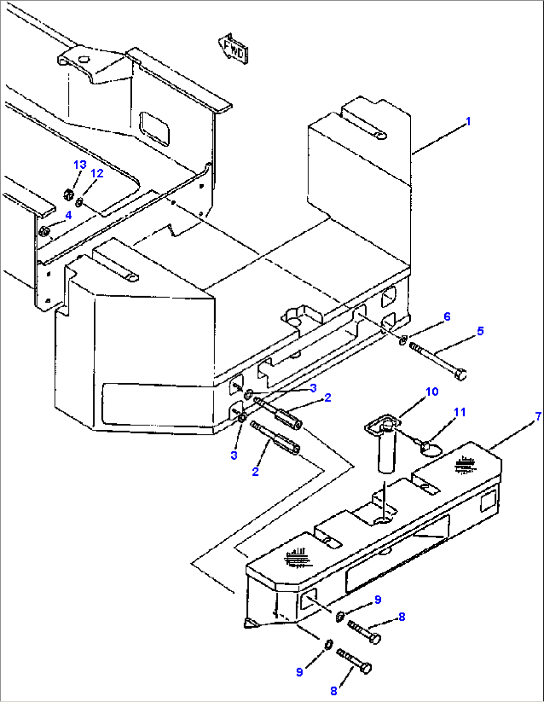 COUNTER WEIGHTS FOR LOAD AND CARRY APPLICATION