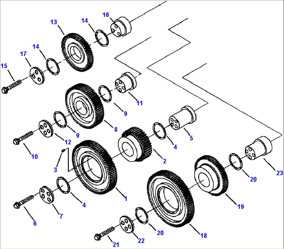 FIG. A2112-A9A1 IDLER GEARS