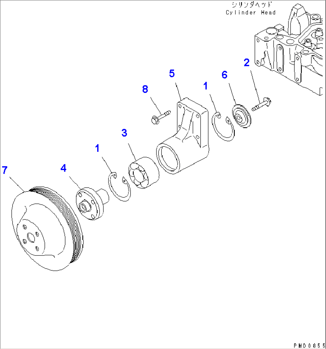 FAN DRIVE PULLEY(#26202773-)