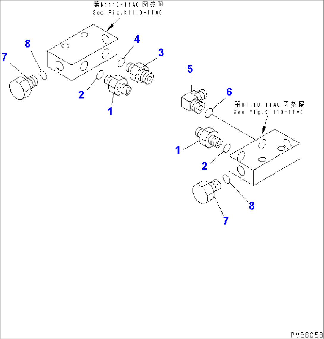 FLOOR FRAME (P.P.C. TRAVEL BLOCK PILOT) (ELECTRICAL)(#57000-60967)