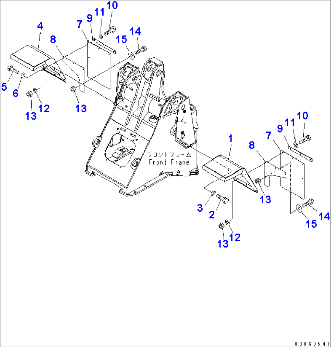 FRONT FENDER (FOR FULL FENDER)(#75001-)