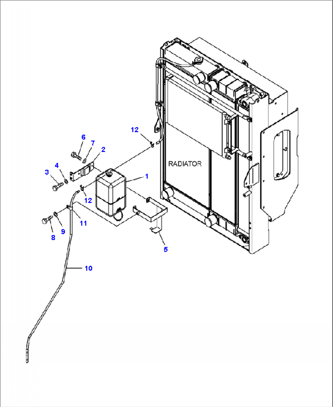 C0110-10A0 RADIATOR BRACKET