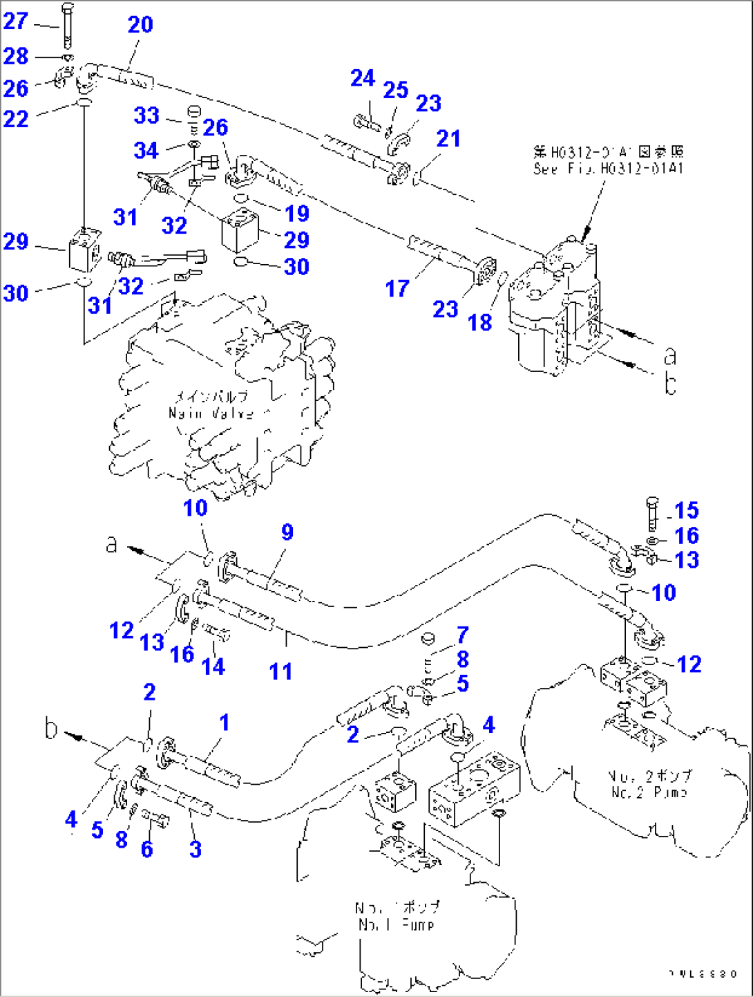DELIVERY LINES (HOSE AND BLOCK) (FOR C/W REMOVER)