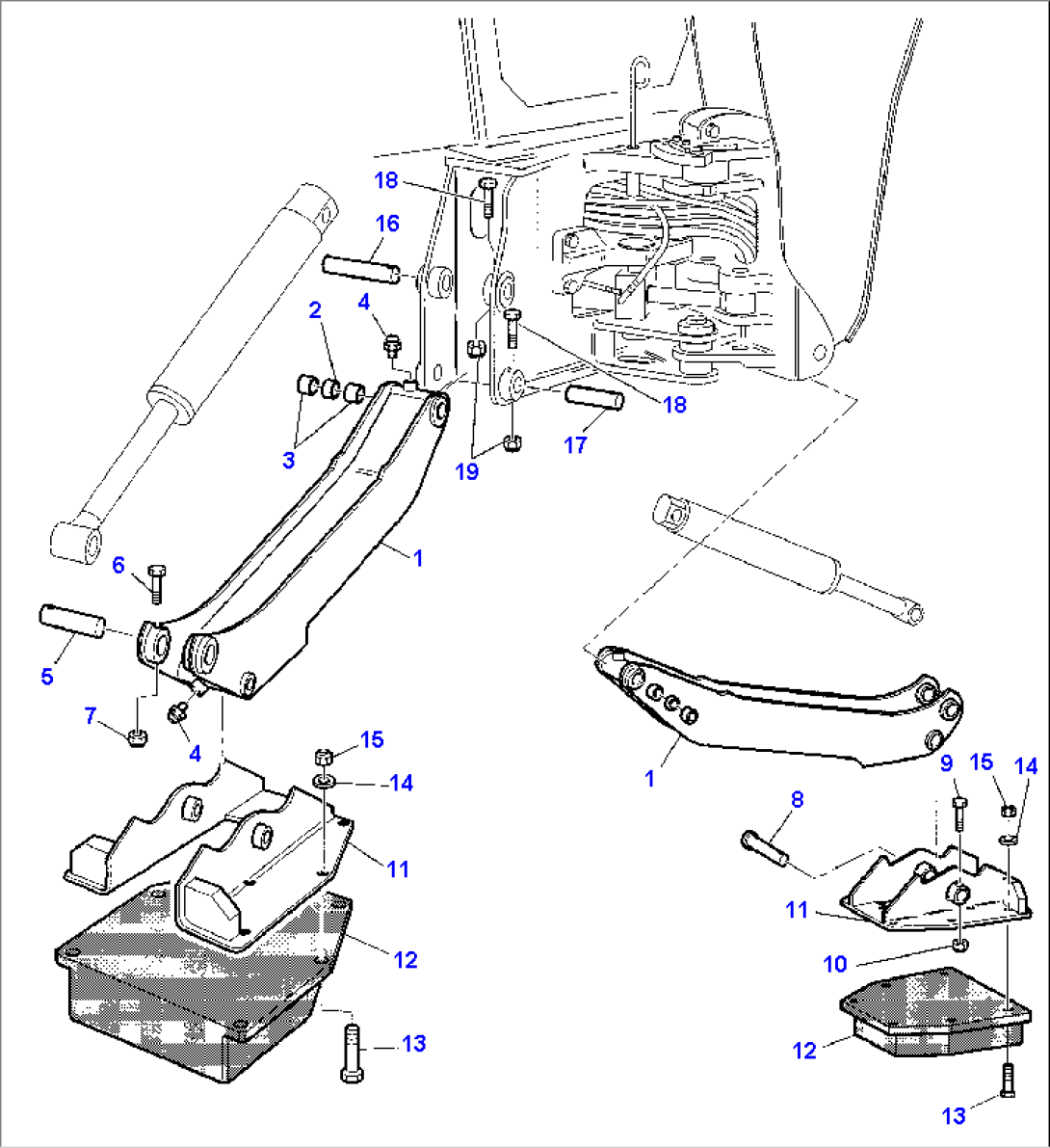 HORIZONTAL OUTRIGGER (WITH RUBBER) (OPTIONAL)