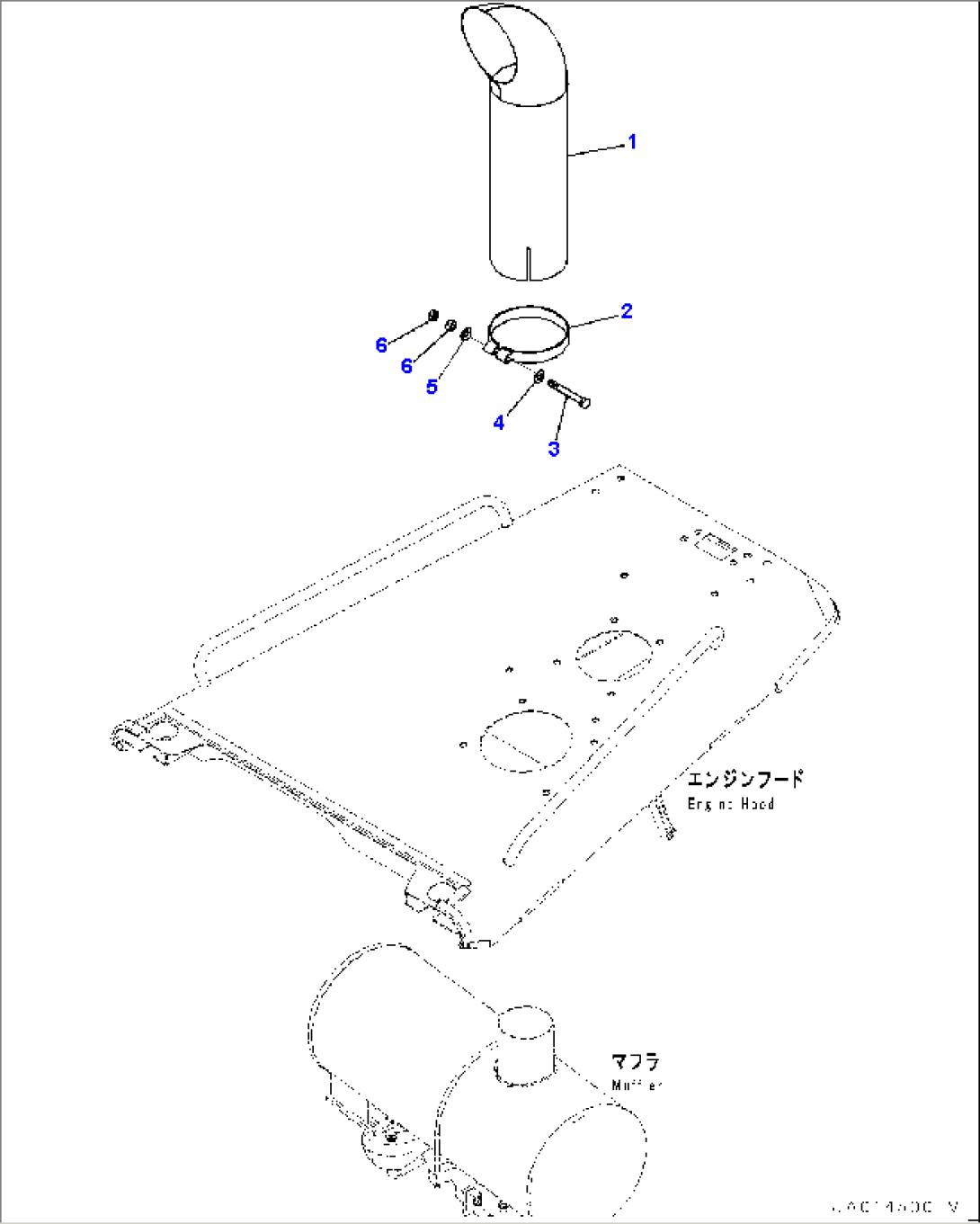 Exhaust Pipe (#10001-)
