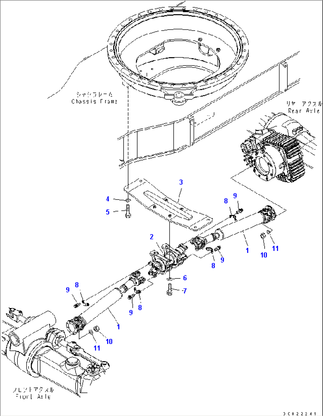 DRIVE SHAFT (1/2)