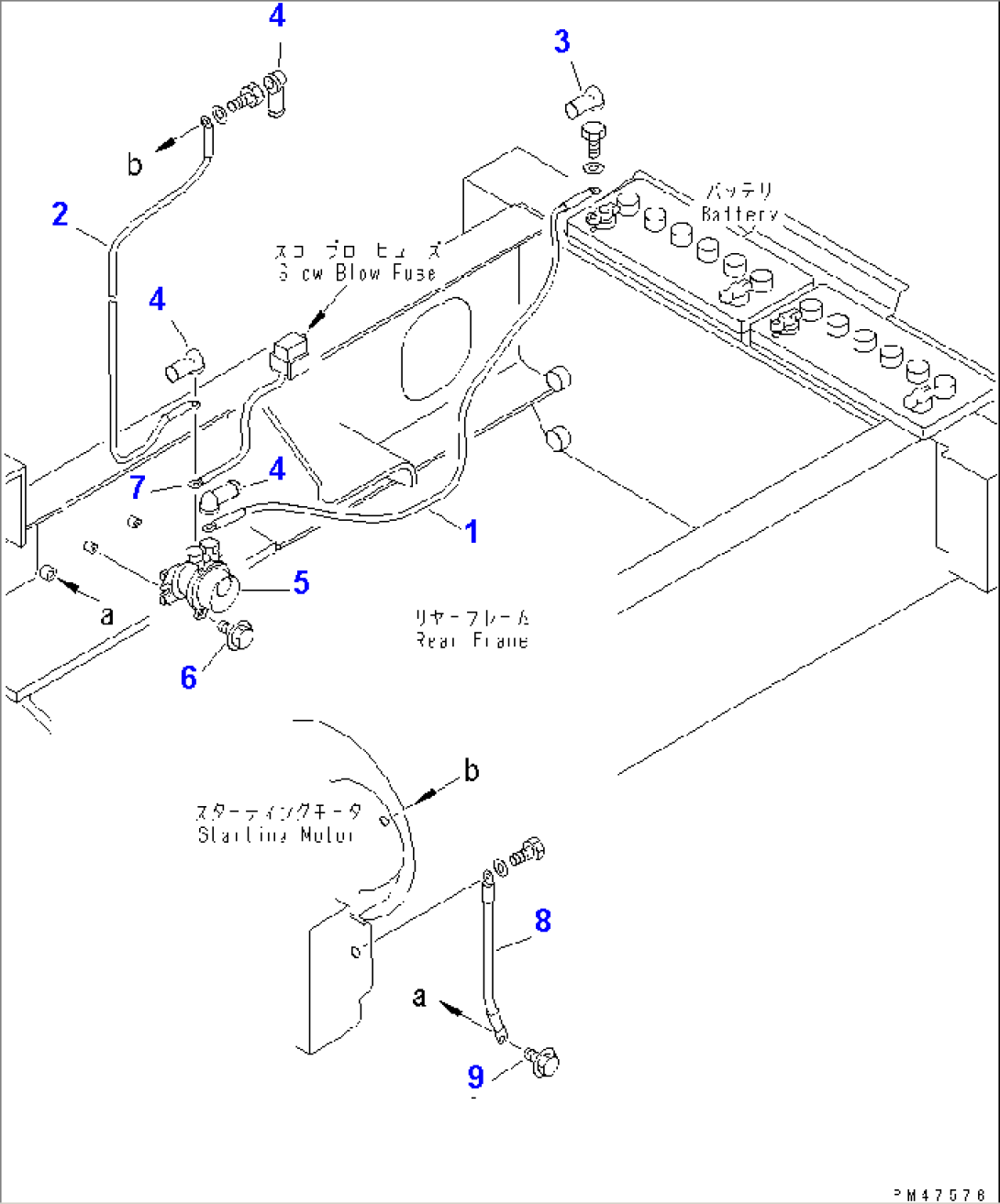 ELECTRICAL SYSTEM (BATTERY LINE)(#60001-)