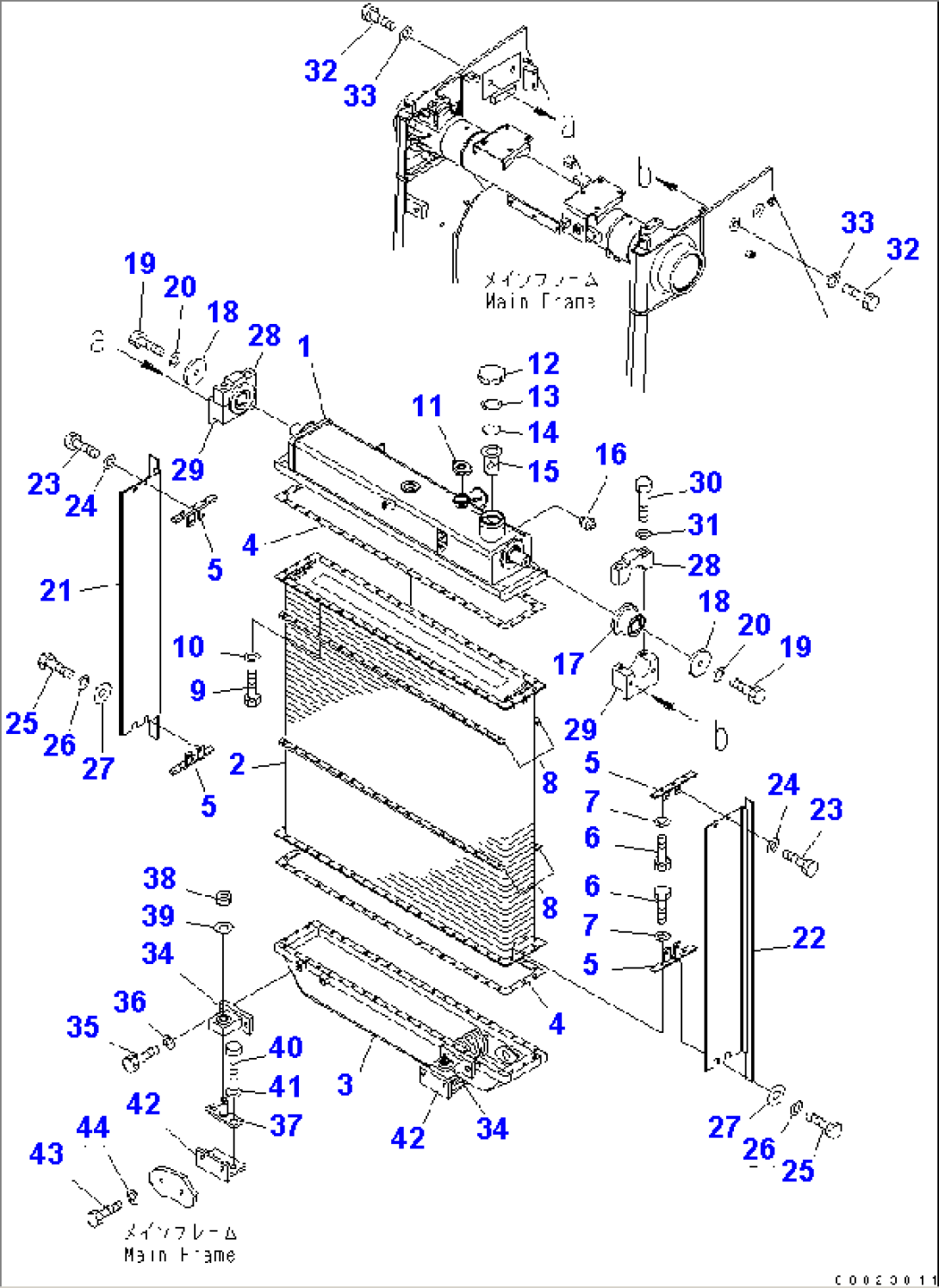 RADIATOR (SAND TERRAIN SPEC.)(#20001-)