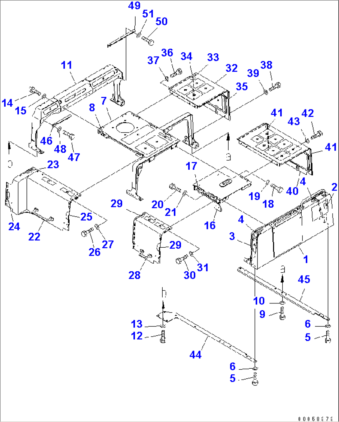 HOOD (FRAME AND COVER) (SANDY AND DUSTY TERRAIN SPEC.)
