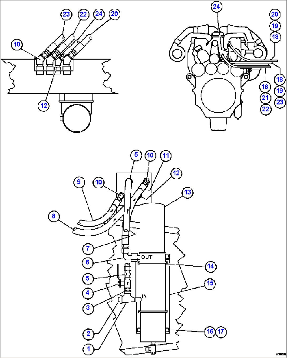 FUEL FILTER PIPING