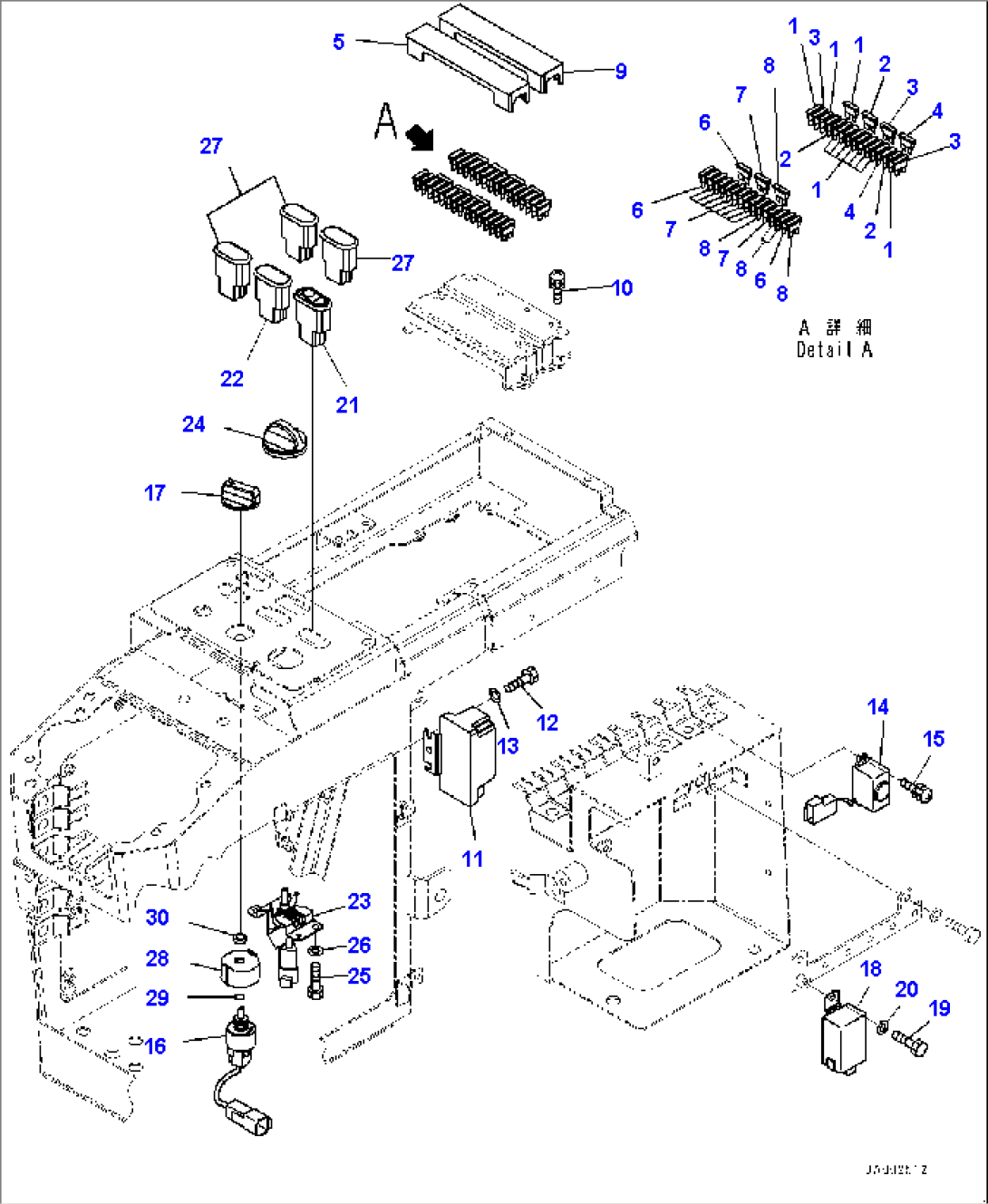 Loader Control Unit, Electric Parts (#75103-)
