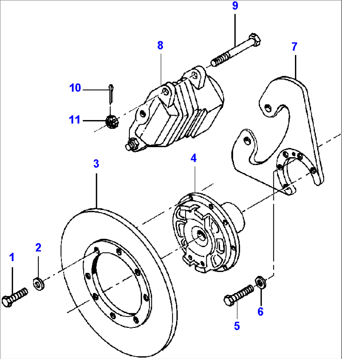 PARKING BRAKE - F1 S/N 200417 THRU 201034