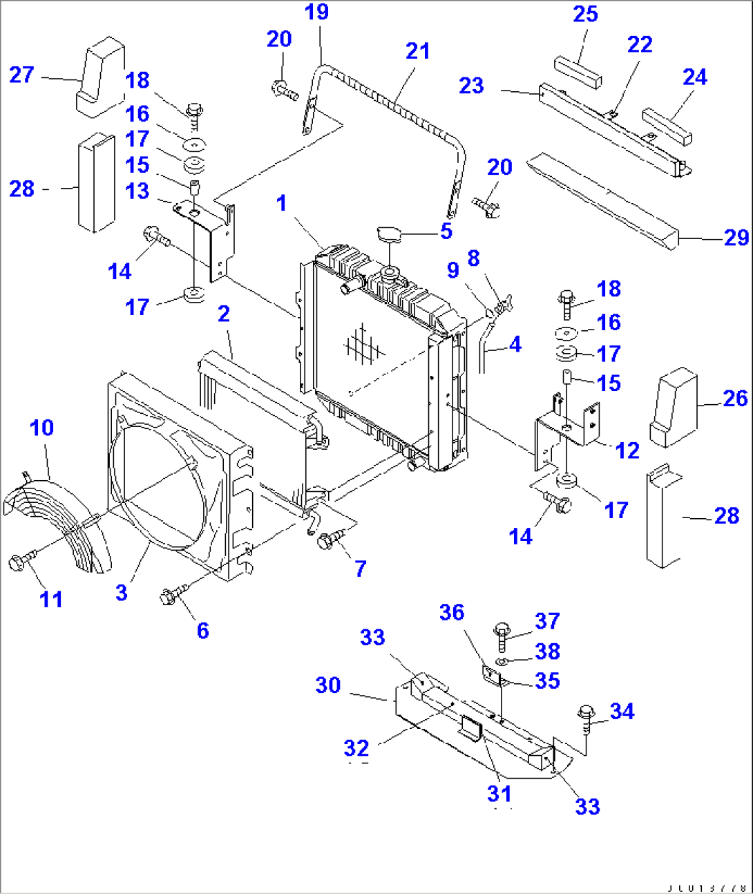 RADIATOR AND PIPING