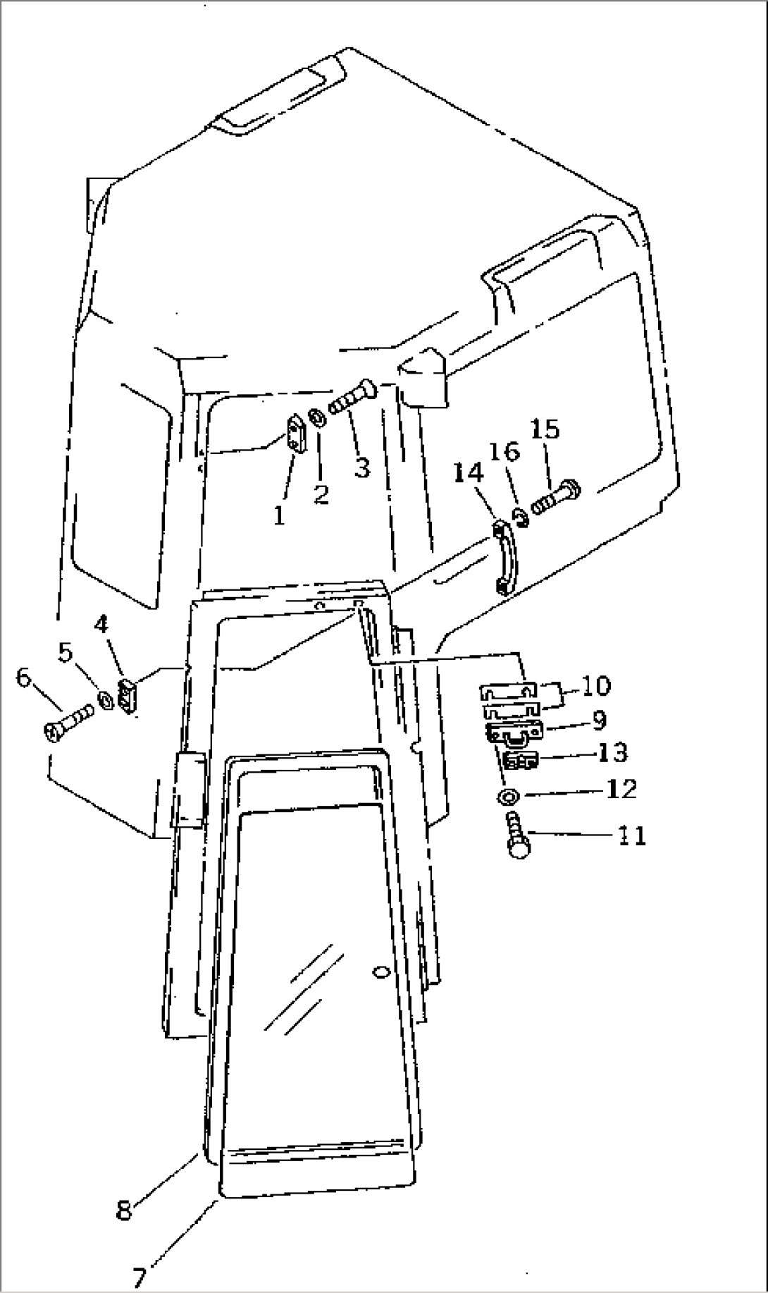 CAB (4/16)¤ STRIKER AND DOOR STOPPER(#10471-)