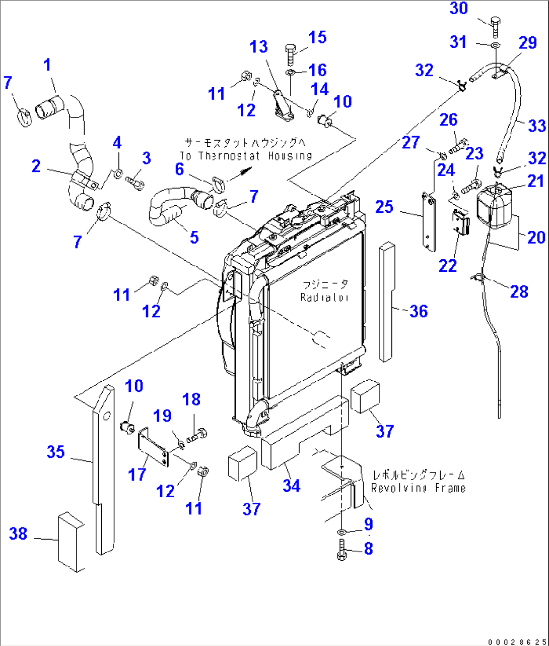 COOLING (PIPING AND MOUNTING)