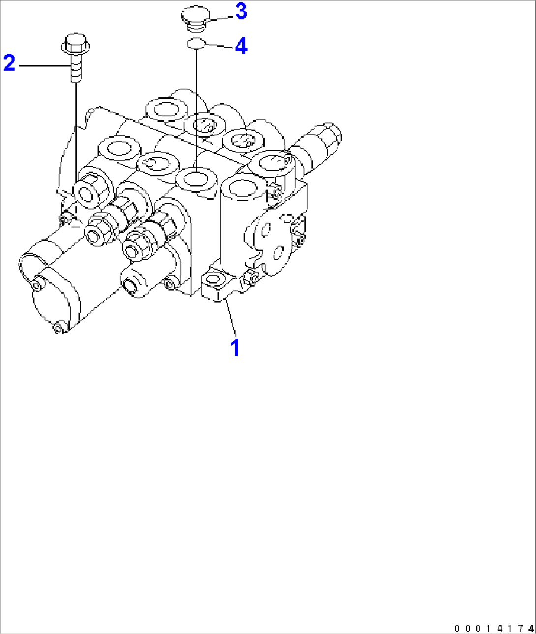 3-SPOOL CONTROL VALVE