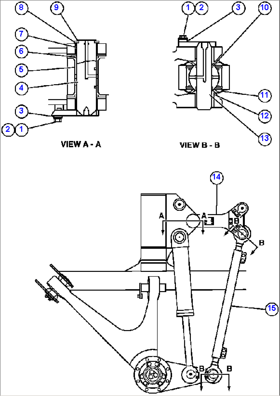 CENTER LEVER AND TIE ROD INSTALLATION