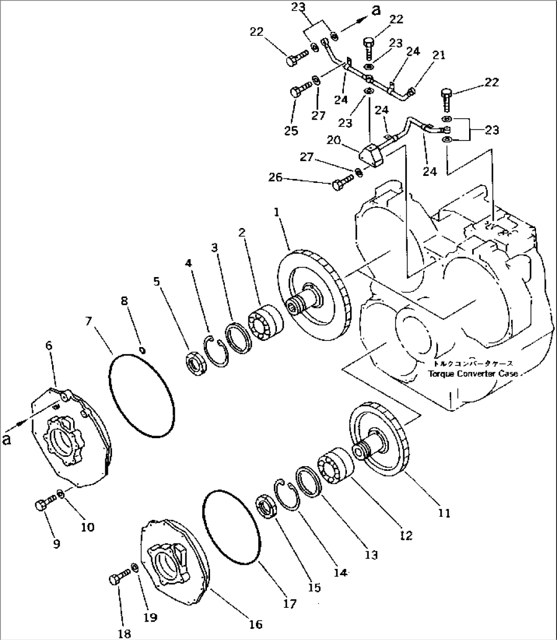TORQUE CONVERTER (2/4) (P.T.O. GEAR)
