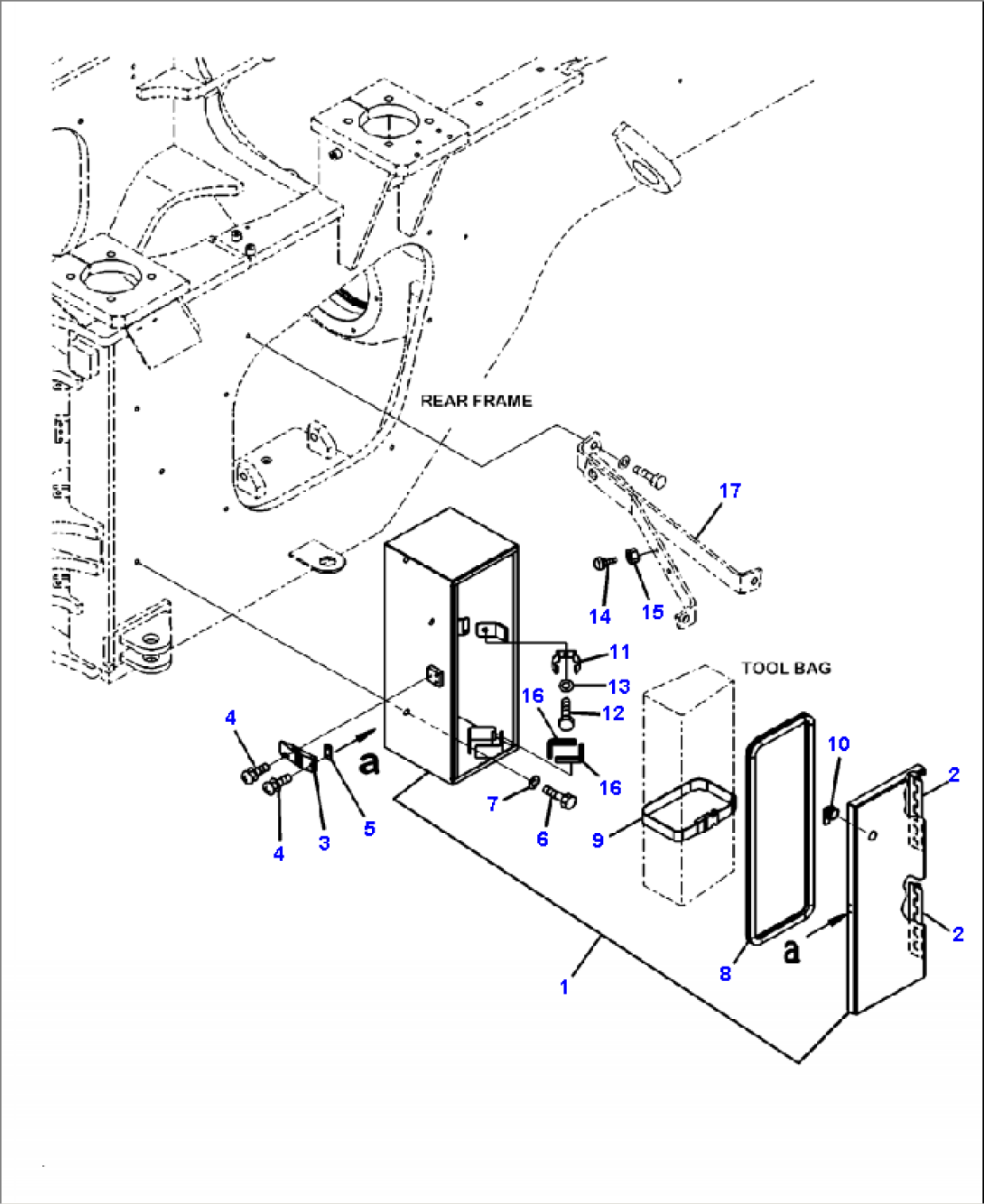 J4190-04A0 FRAME TOOL BOX