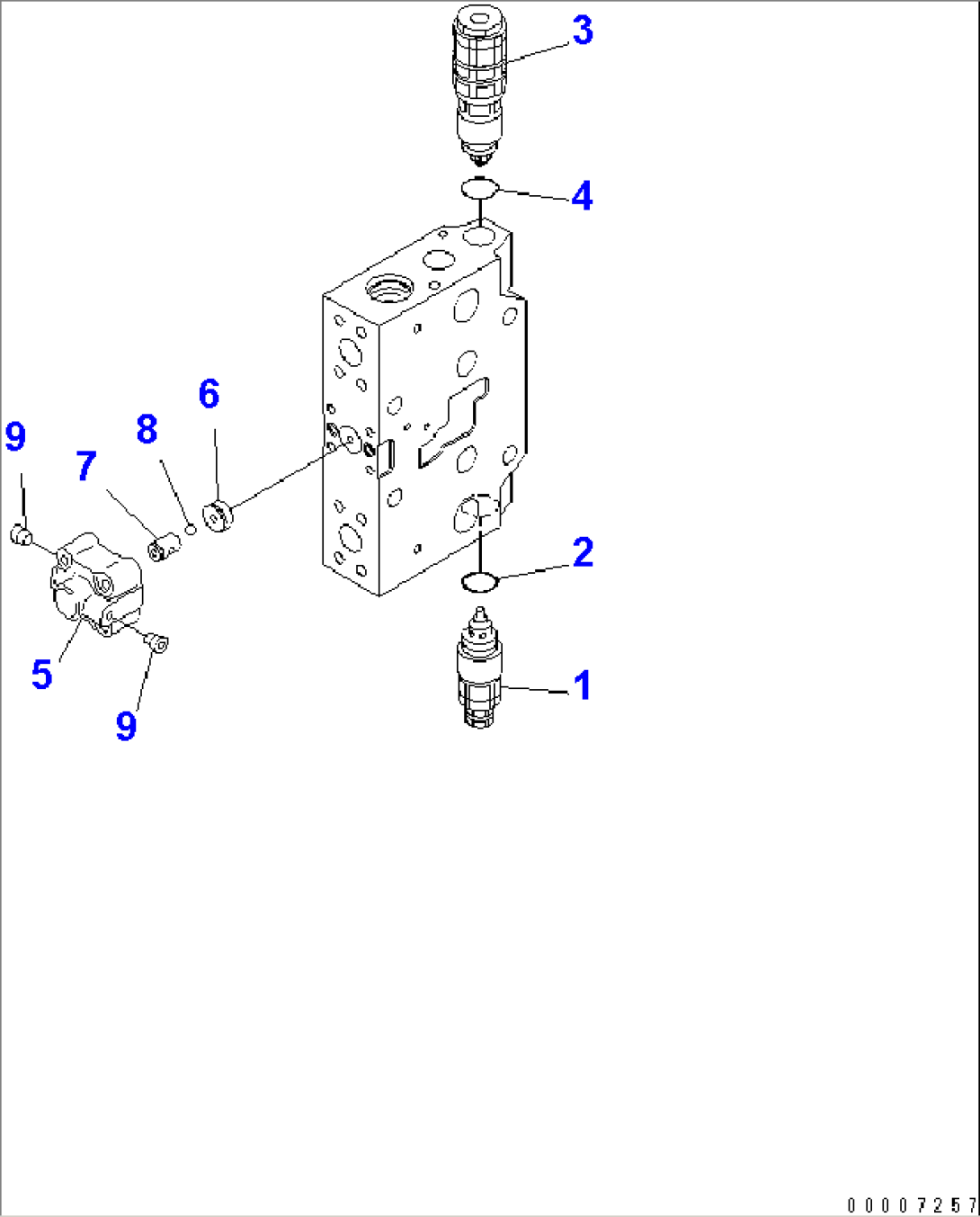 SERVICE VALVE (3/3) (1-ACTUATOR AND 2-ACTUATOR) (KIT)
