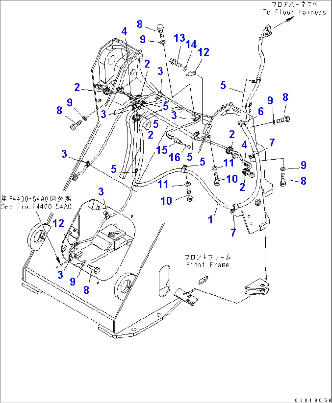 FRONT HARNESS (FOR EXCEPT JAPAN)