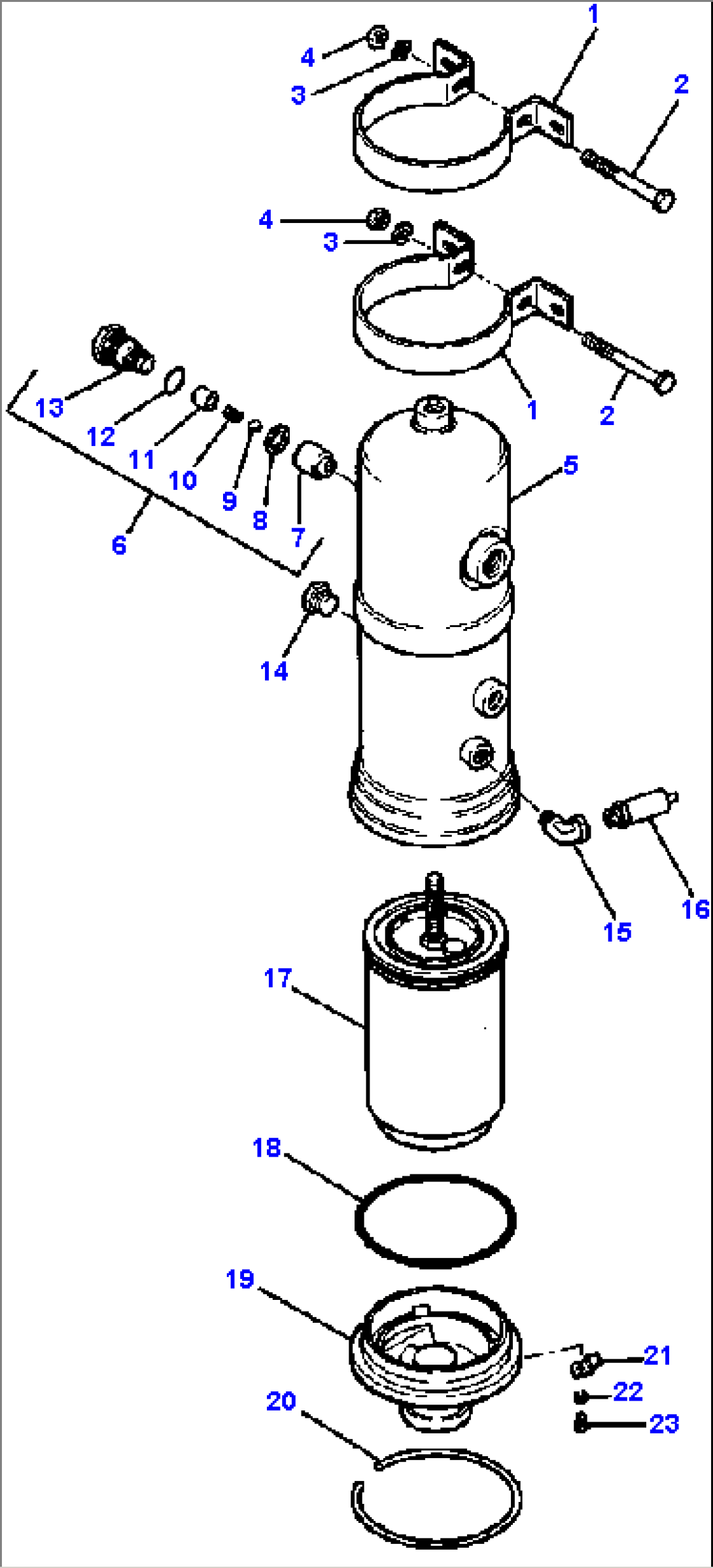 AIR DRYER COMPLETE ASSEMBLY