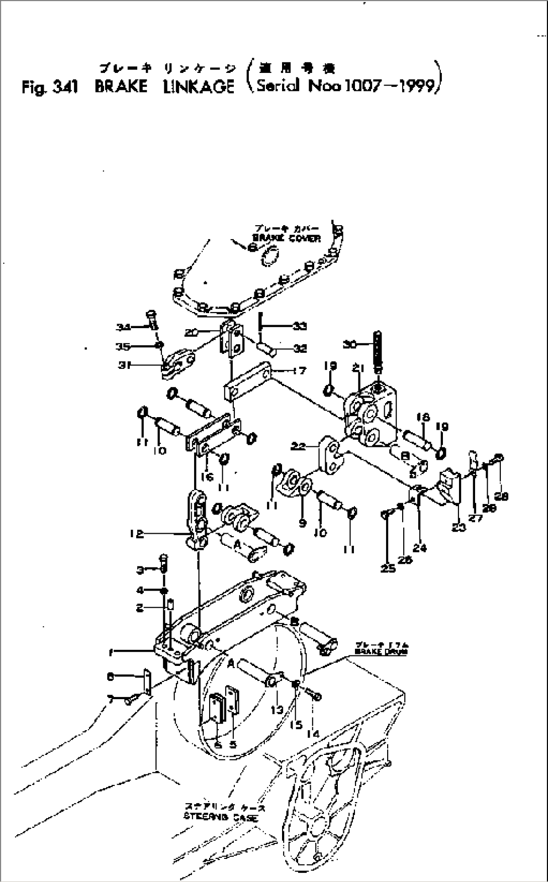 BRAKE LINKAGE(#1007-1999)