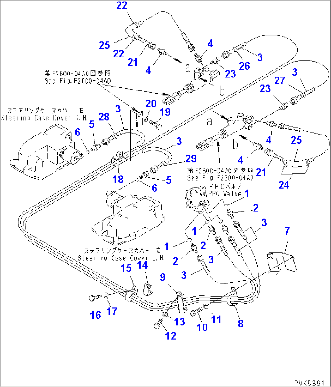 STEERING CYLINDER LINE