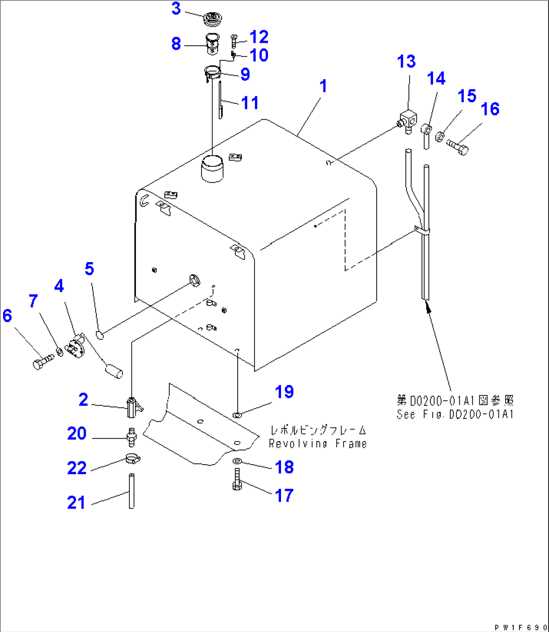FUEL TANK(#32250-)