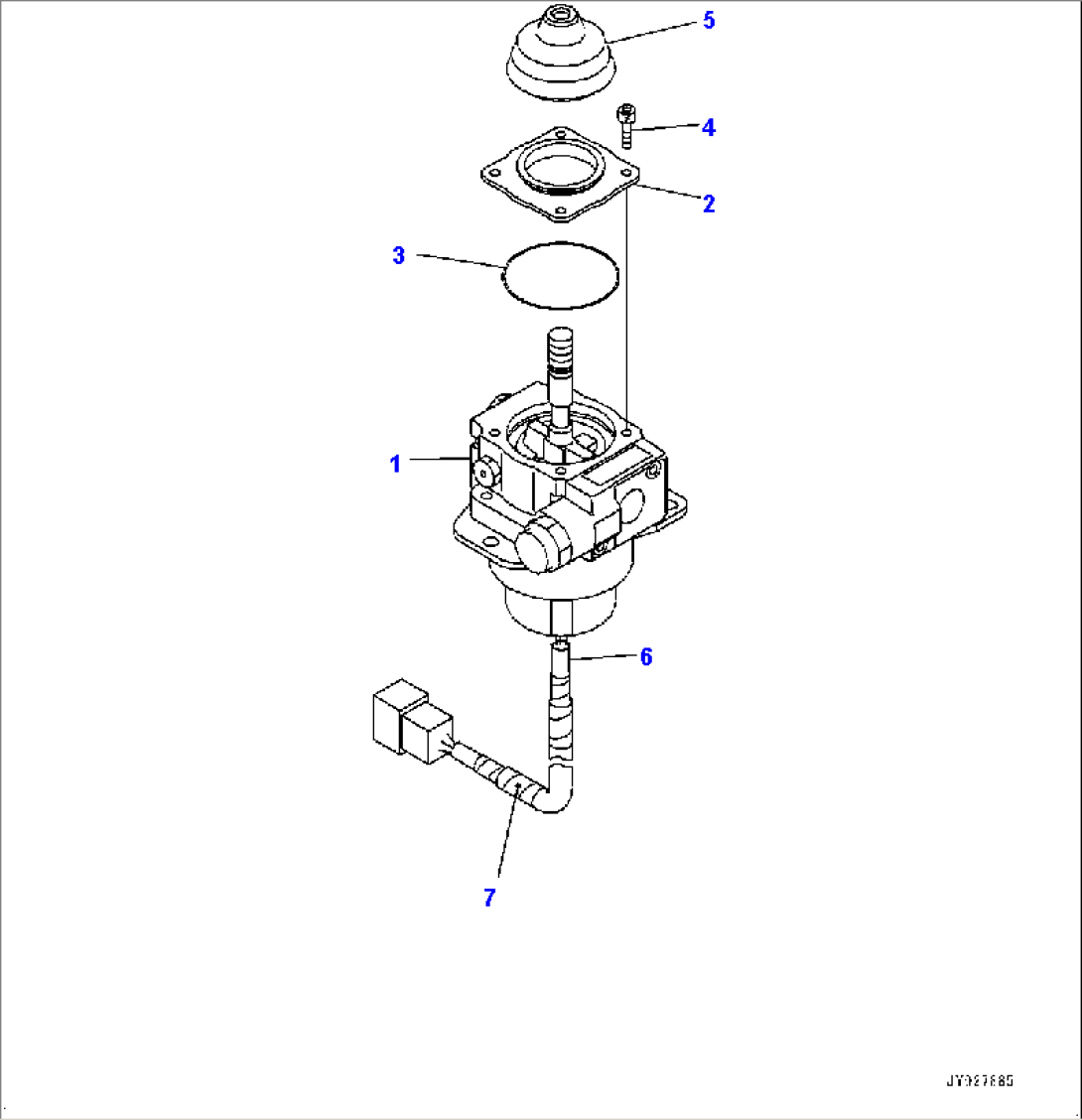 Cab, Steering Control Proportional Pressure Control (PPC) Valve (#40001-)
