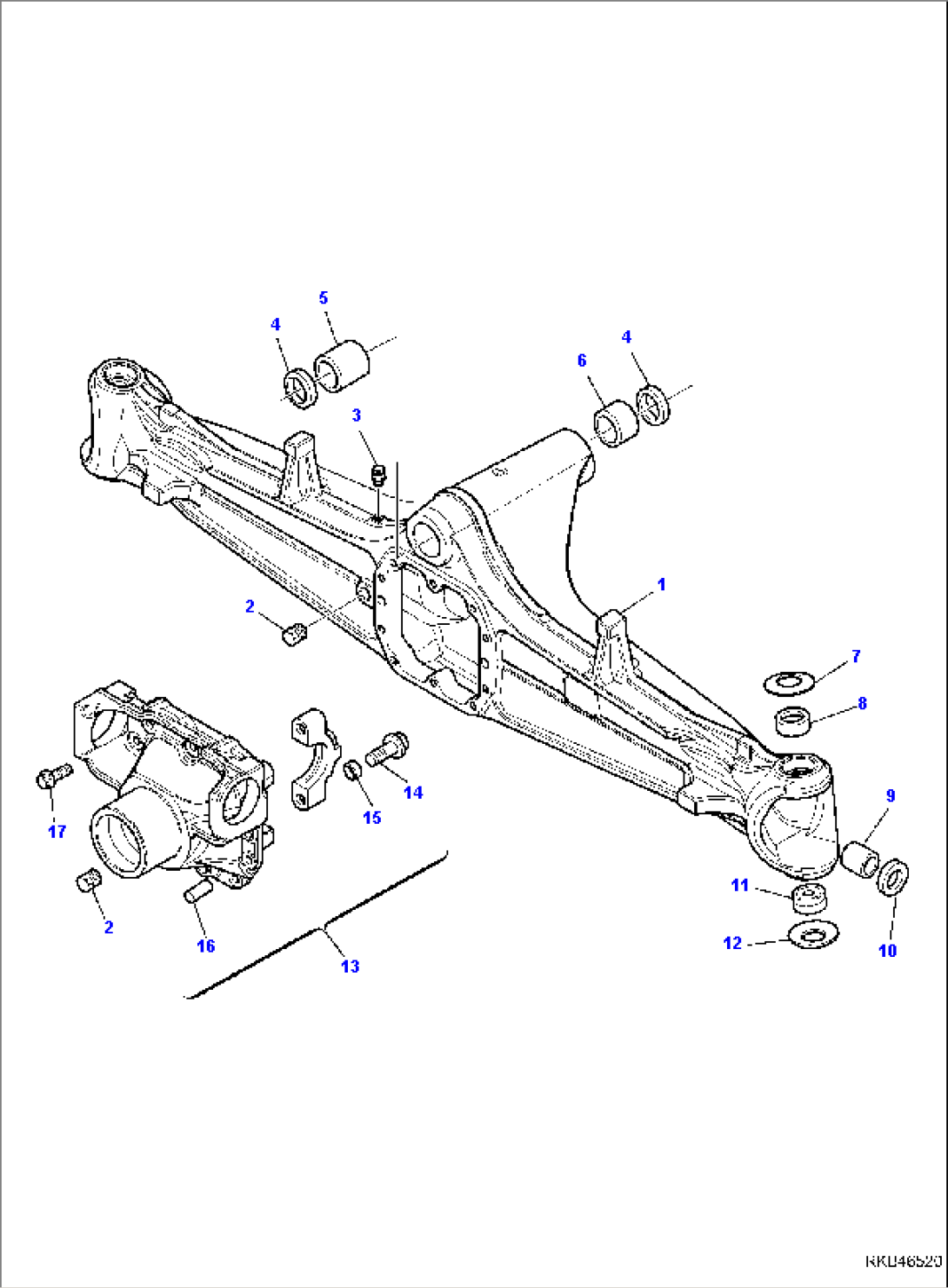 FRONT AXLE (1/7)