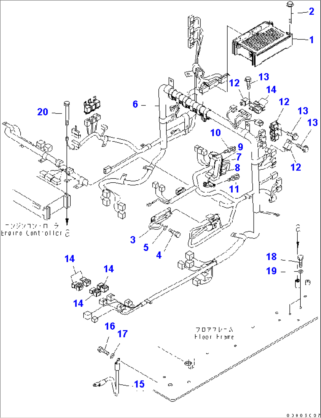 FLOOR FRAME (ELECTRICAL)