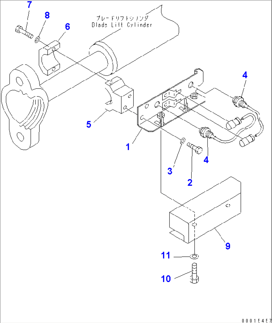 BLADE HEIGHT SENSOR (COMPOUND AUTOMATIC BLADE CONTROL SPEC.)(#12055-)