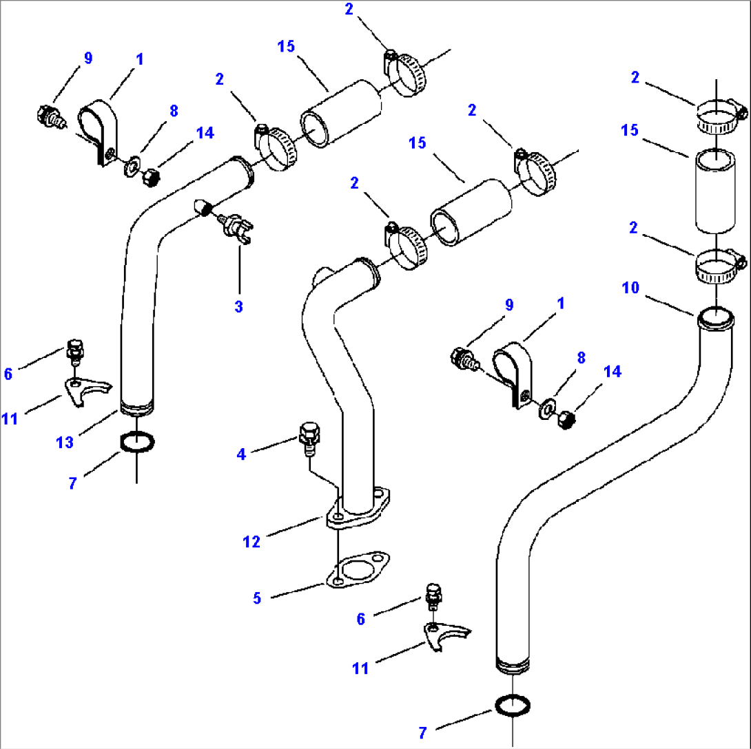 A1123-A6A1 AFTERCOOLER WATER PIPING