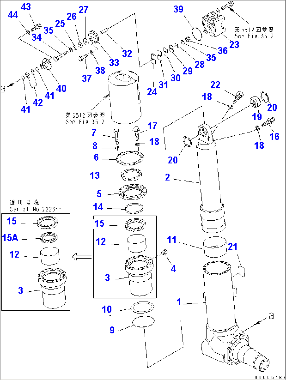 FRONT SUSPENSION (1/2) (WITH AUTO-SUSPENSION)