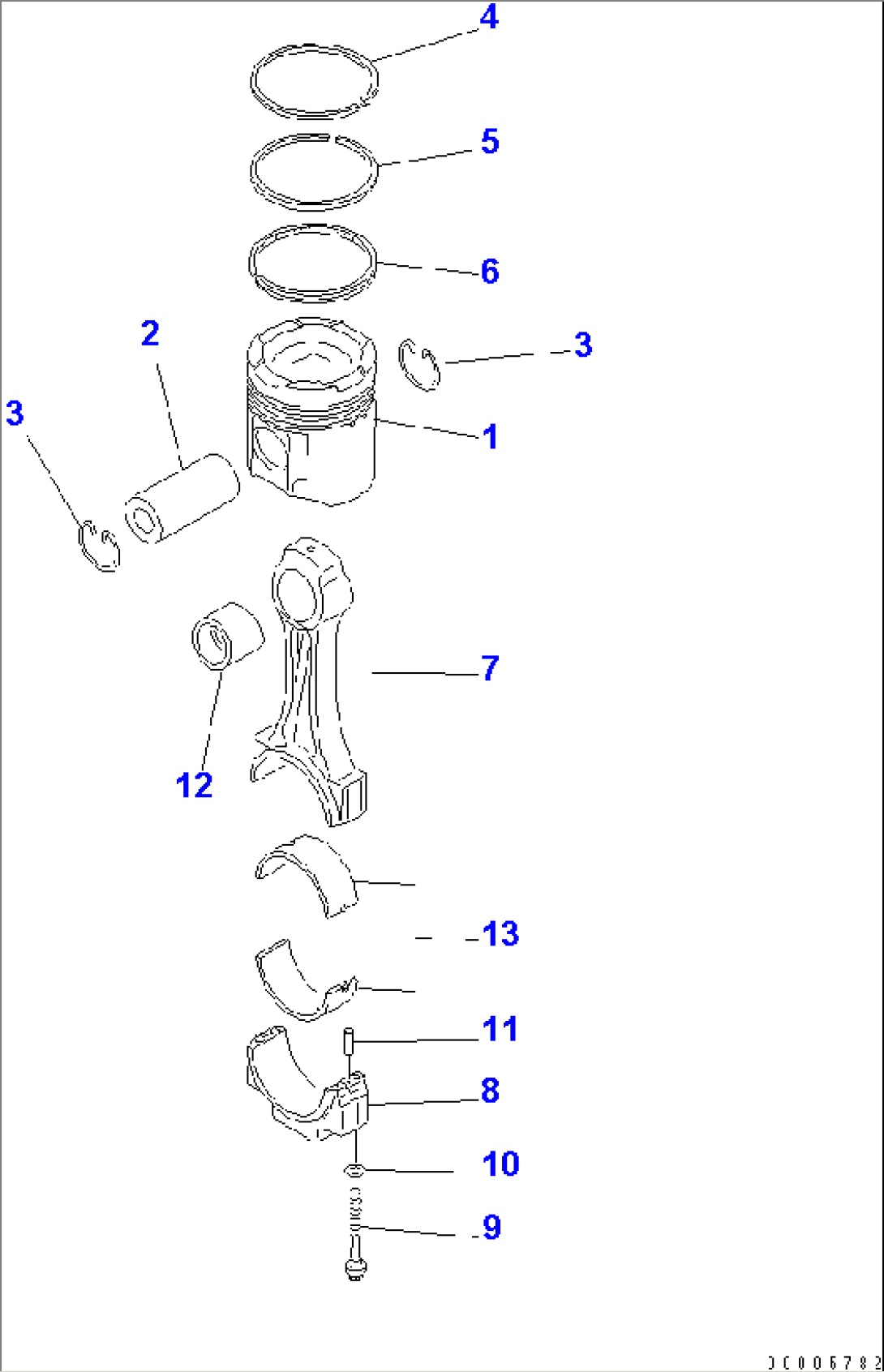 PISTON (FOR FCD PISTON)(#14674-)