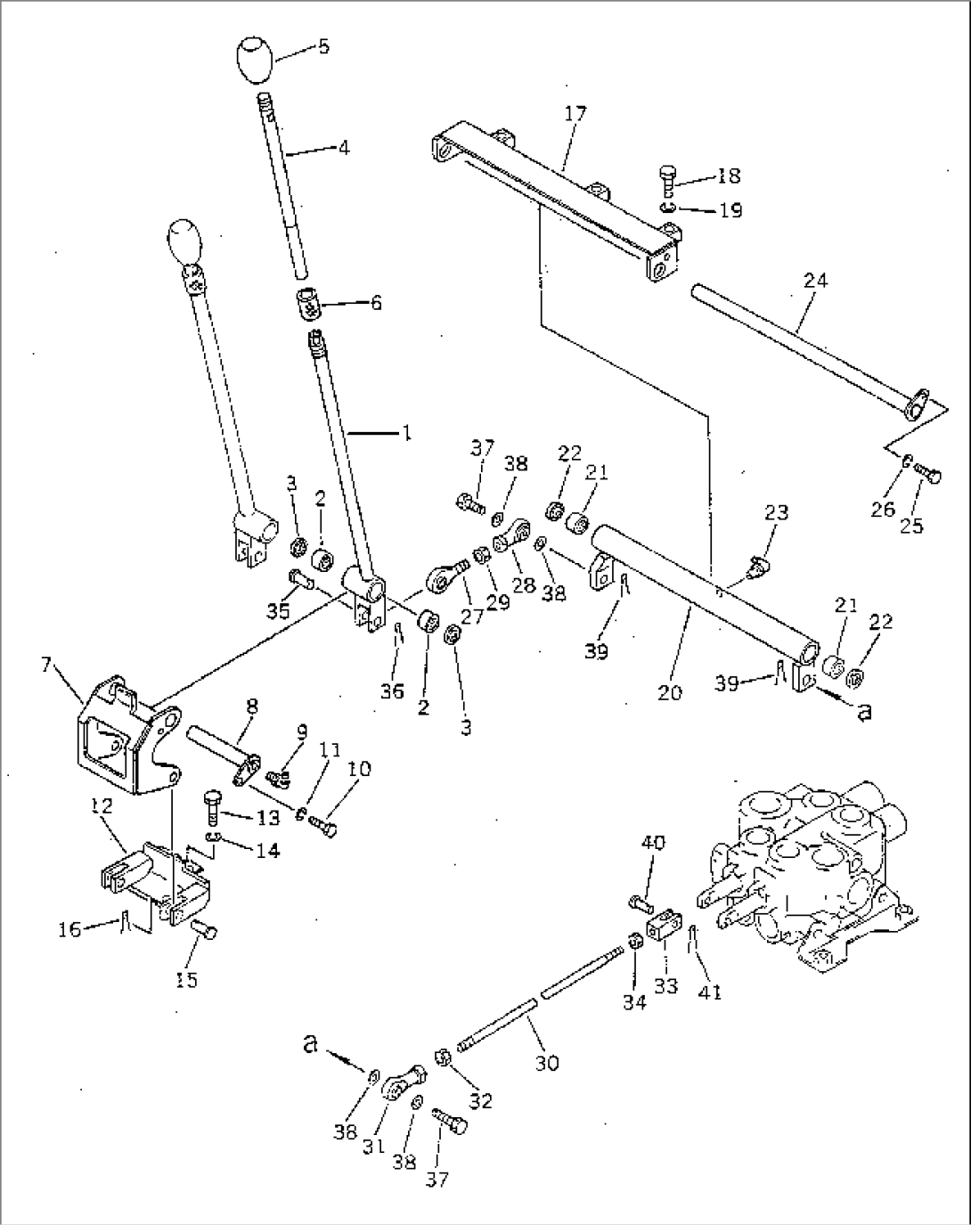 BOOM ELEVATE CONTROL LEVER