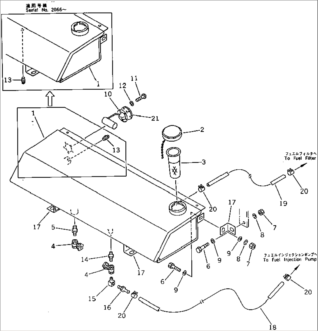 FUEL TANK AND PIPING(#2001-2100)