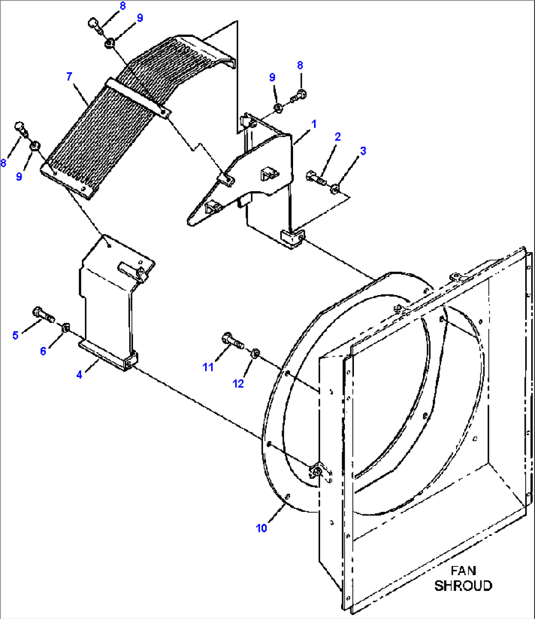 FIG NO. C0310-02A0 FAN GUARD MACHINES WITH AIR CONDITIONING