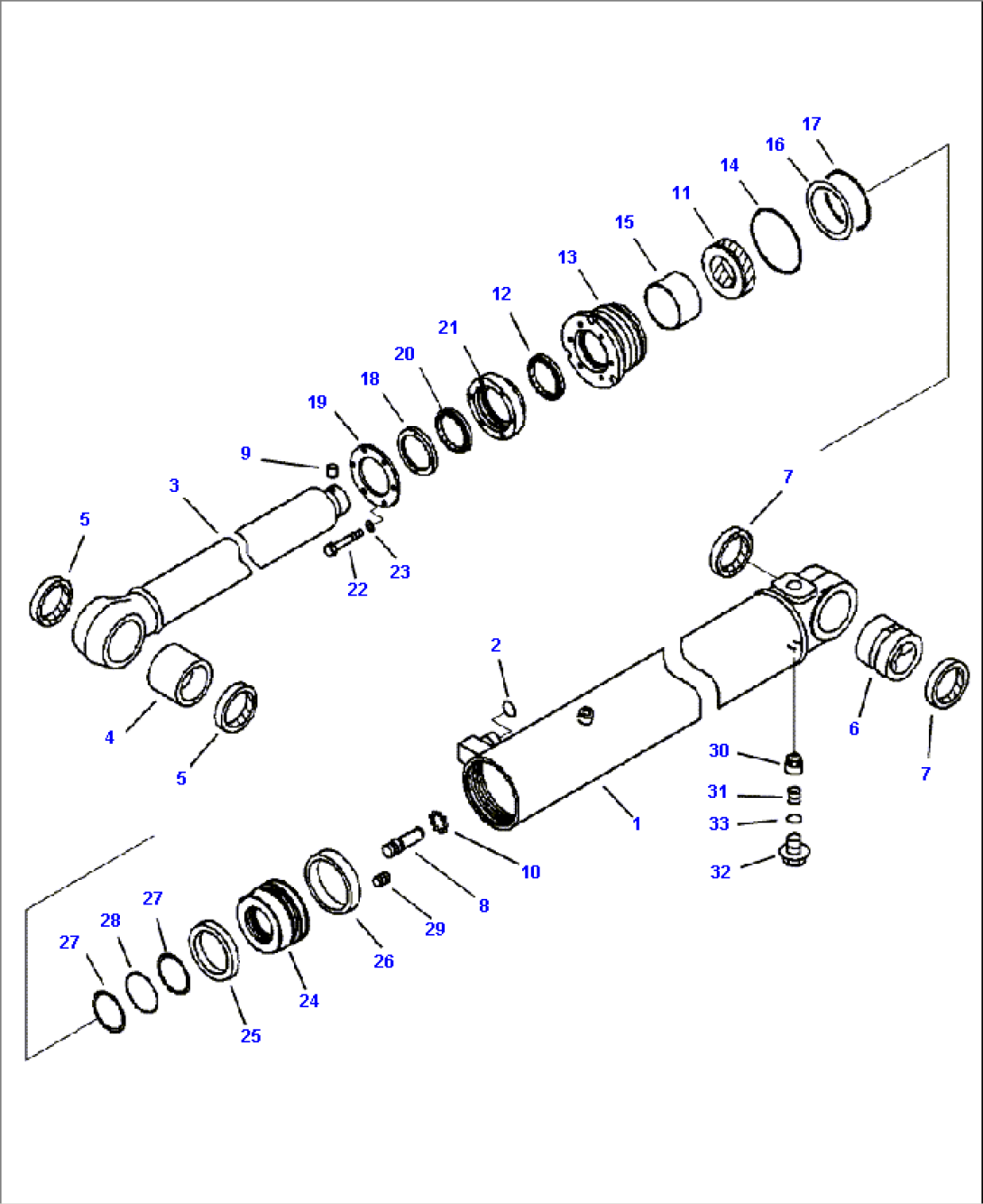 H3410-08B0 STEERING CYLINDER