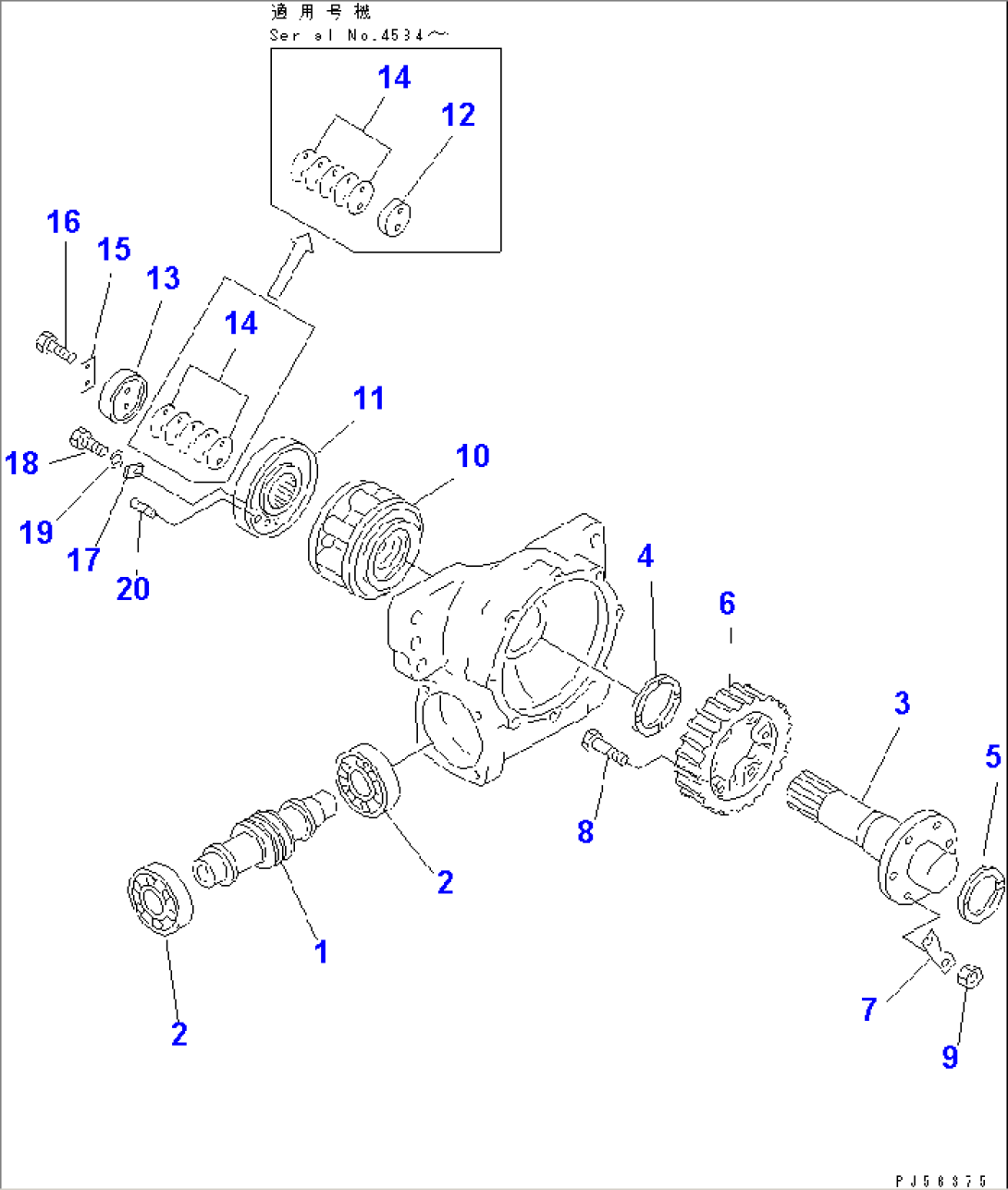 CIRCLE REVERSE GEAR (2/2)(#4001-4793)