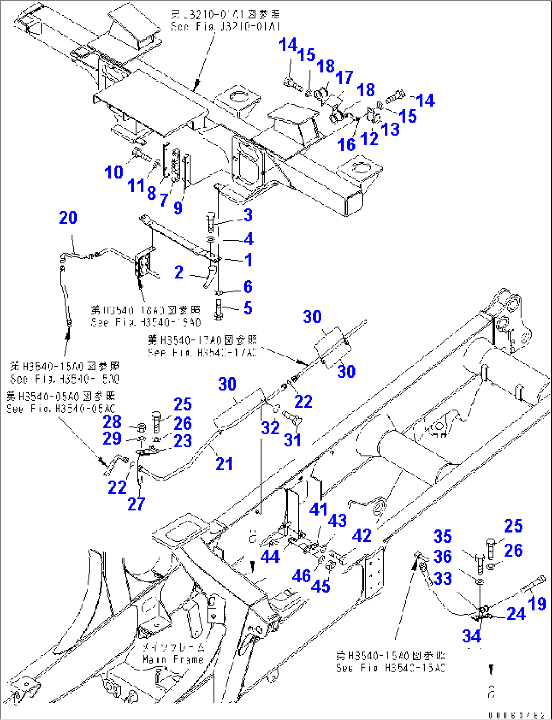 BRAKE PIPING (PIPING 2/4) (WITH ASR)(#7001-)